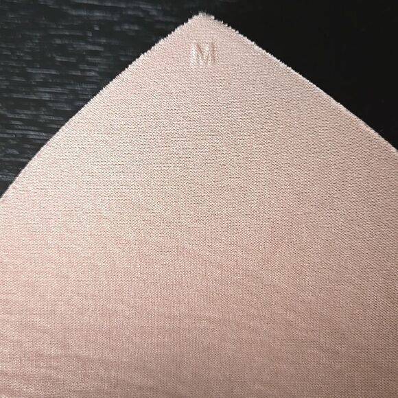 Beige Nude Likw Hue Color Womens Insert Bra Pads Triangle Ladies Replacement - Picture 2 of 8